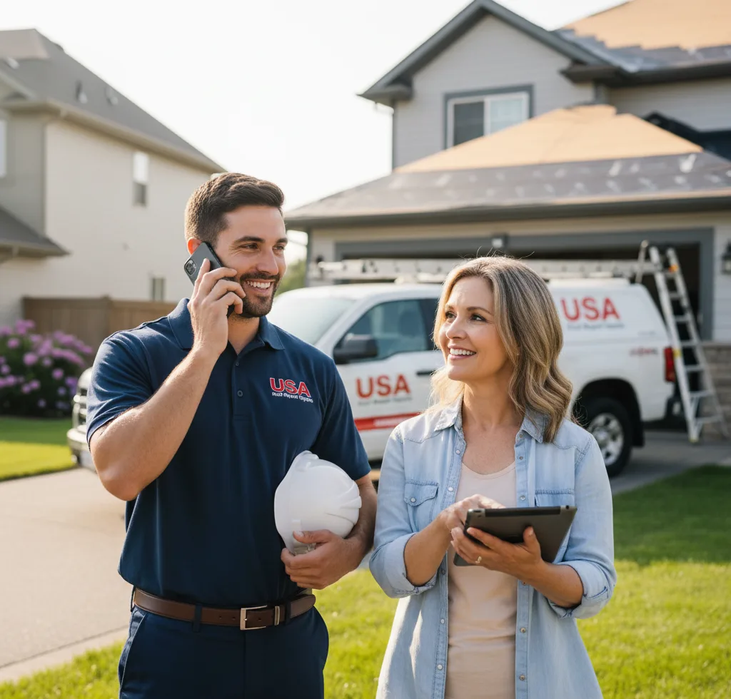 USA Roof Repair Experts customer support in Joliet